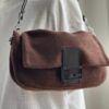 Fendi Brown Wool Baguette (F/W 2022)