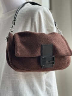 Fendi Brown Wool Baguette (F/W 2022)