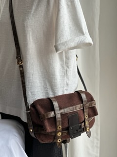 Fendi Brown Wool Baguette (F/W 2022)
