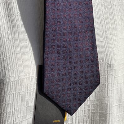Fendi Cravatta Vintage 100%seta