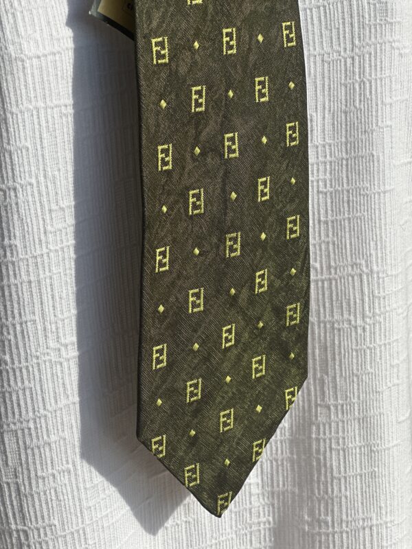 Fendi Cravatta Vintage 100%seta