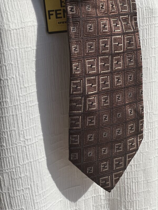 Fendi Cravatta Vintage 100%seta