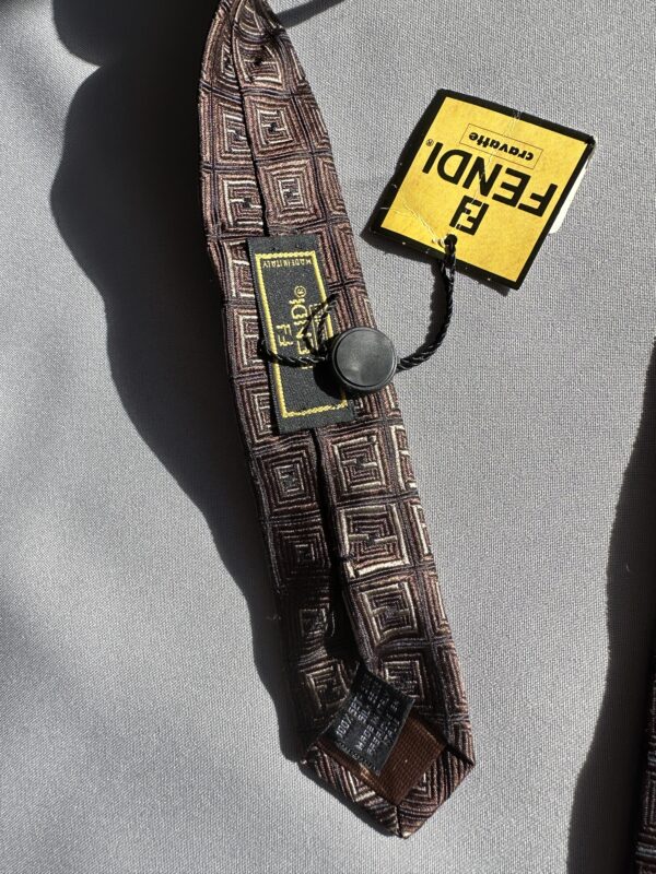 Fendi Cravatta Vintage 100%seta