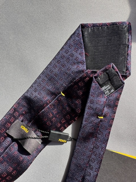 Fendi Cravatta Vintage 100%seta