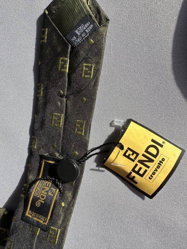 Fendi Cravatta Vintage 100%seta