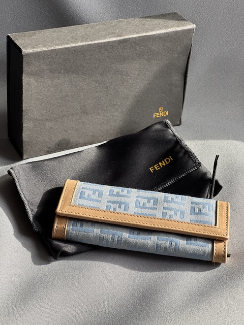 Fendi Monogram Zucchino Key Holder  (2003)