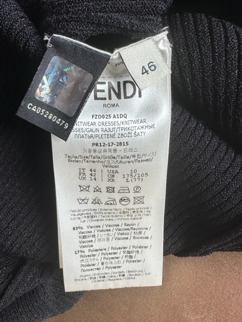 Fendi Midi Dress (F/W 2017)