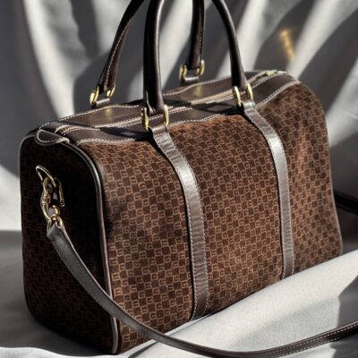 Gucci Monogram Square Boston Bag (1950)