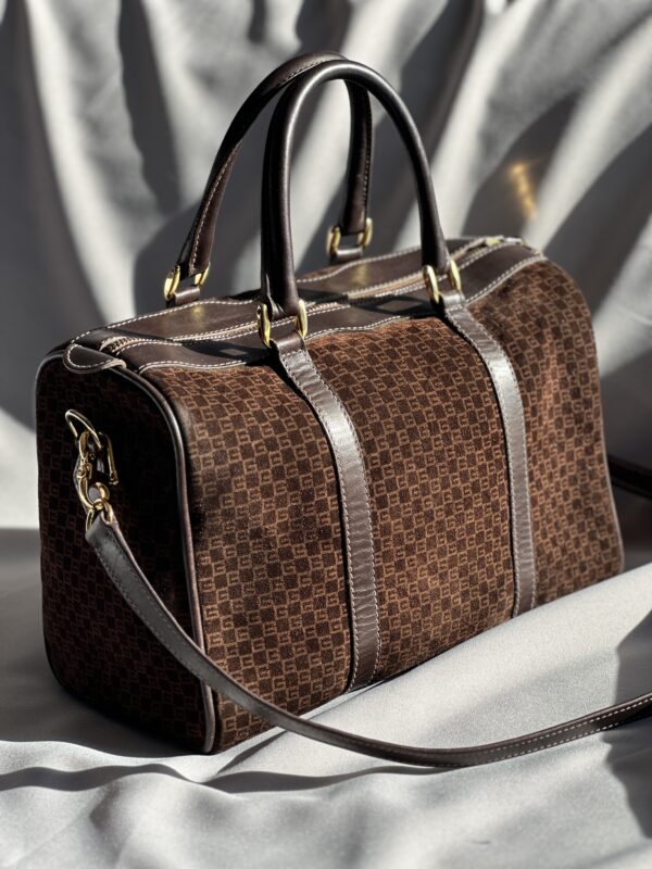Gucci Monogram Square Boston Bag (1950)