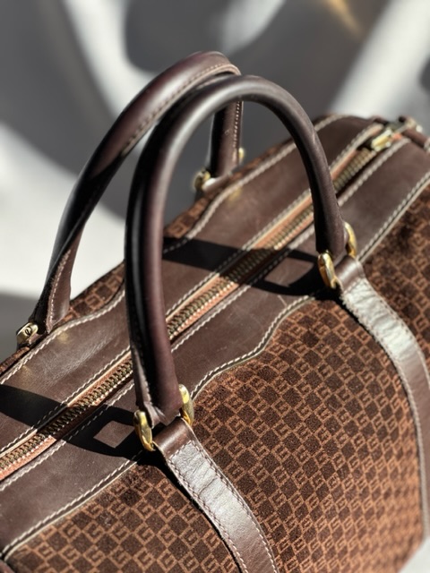 Gucci Monogram Square Boston Bag (1950)