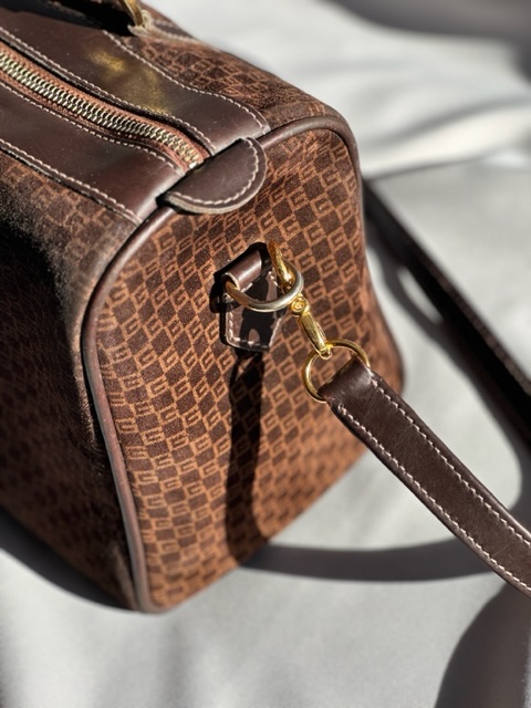 Gucci Monogram Square Boston Bag (1950)