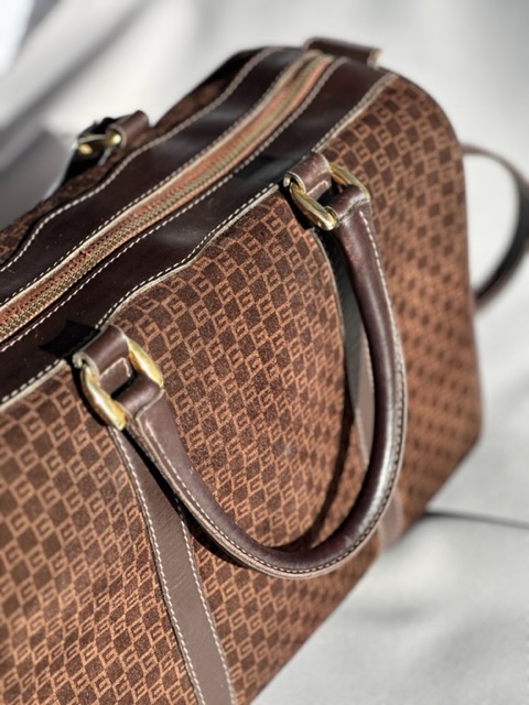 Gucci Monogram Square Boston Bag (1950)
