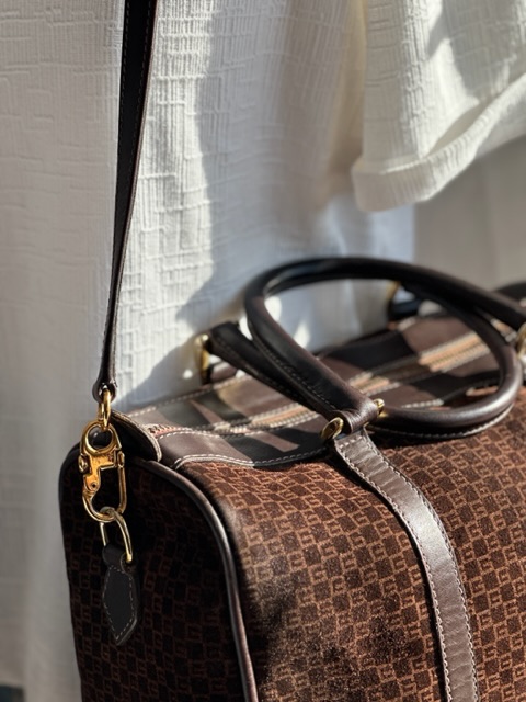 Gucci Monogram Square Boston Bag (1950)