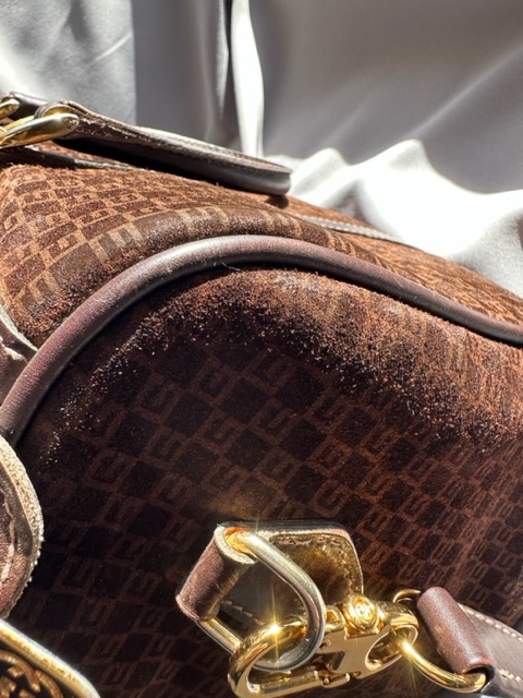 Gucci Monogram Square Boston Bag (1950)