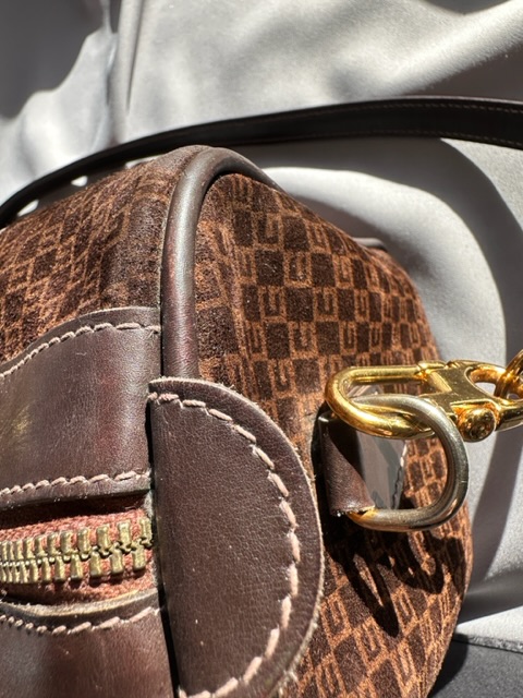 Gucci Monogram Square Boston Bag (1950)