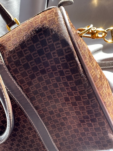 Gucci Monogram Square Boston Bag (1950)