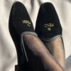 Fendi Velvet Black Loafer (anni ‘90)