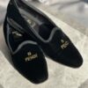 Fendi Velvet Black Loafer (anni ‘90)