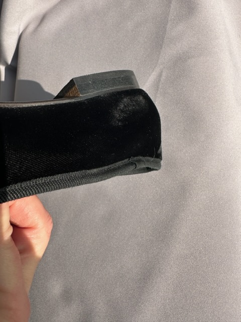 Fendi Velvet Black Loafer (anni ‘90)