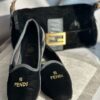 Fendi Velvet Black Loafer (anni ‘90)