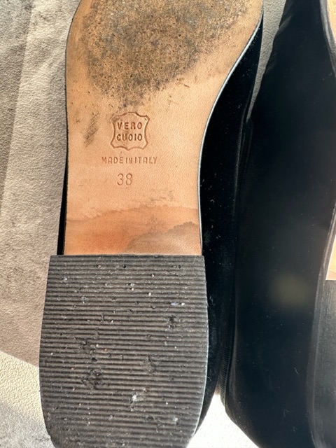 Fendi Velvet Black Loafer (anni ‘90)