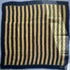 Fendi Black&Gold Pequin Foulard (anni ‘90)