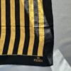 Fendi Black&Gold Pequin Foulard (anni ‘90)
