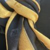 Fendi Black&Gold Pequin Foulard (anni ‘90)