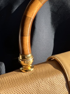 Fendi Wooden Top Handle Bag (anni ‘80)