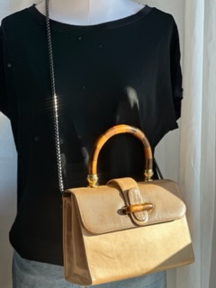 Fendi Wooden Top Handle Bag (anni ‘80)