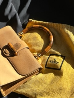 Fendi Wooden Top Handle Bag (anni ‘80)
