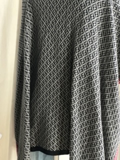 Fendi Monogram Vintage Cape/Mini Dress