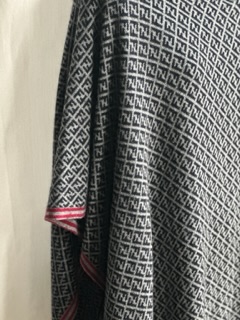 Fendi Monogram Vintage Cape/Mini Dress