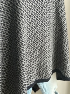 Fendi Monogram Vintage Cape/Mini Dress