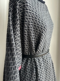 Fendi Monogram Vintage Cape/Mini Dress