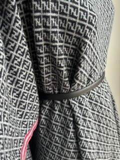 Fendi Monogram Vintage Cape/Mini Dress