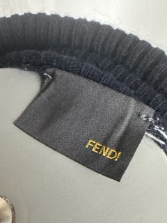 Fendi Monogram Vintage Cape/Mini Dress