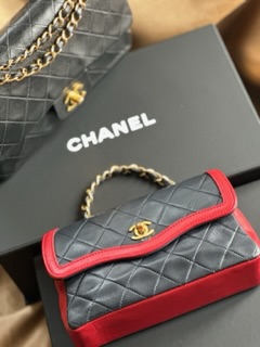 Chanel Bicolor Mini Diana Bag (1989/1991)