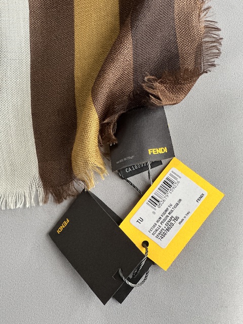 Fendi Pequin Multicolor Giga Foulard (2007)