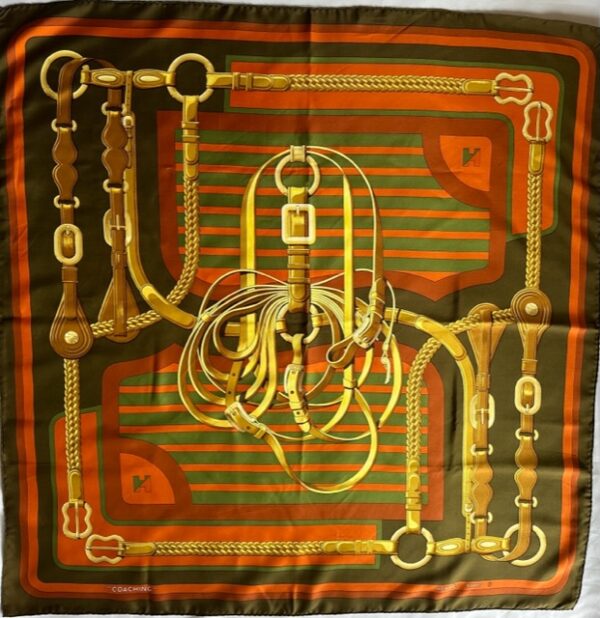 Vintage Hermès Foulard “Coaching” (1976)