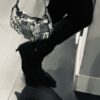 Vintage Fendi Platinum Sequin Baguette (2000)