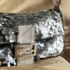 Vintage Fendi Platinum Sequin Baguette (2000)