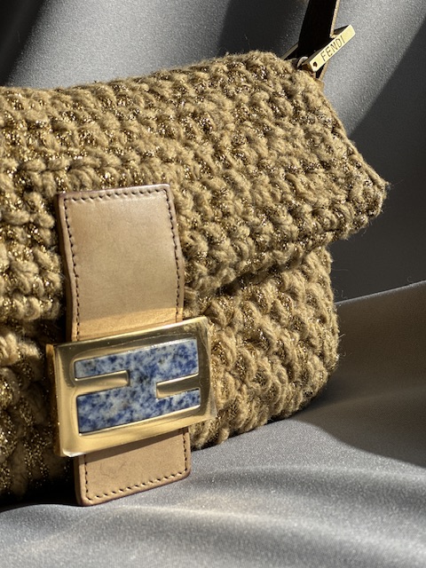 Fendi Vintage Crochet Baguette (anni ‘2000)