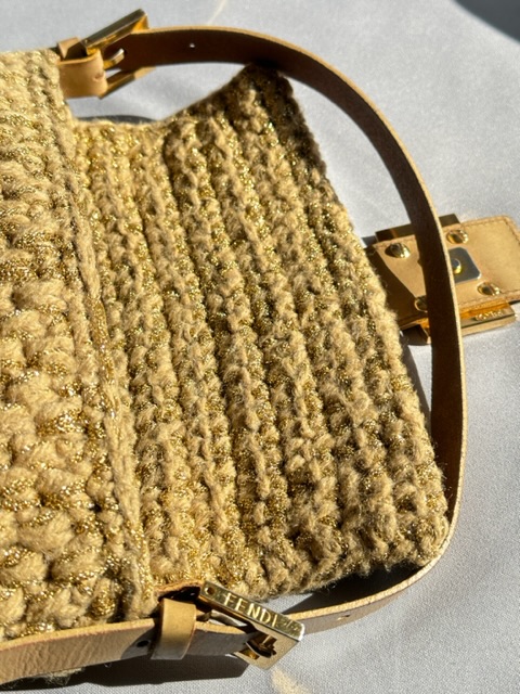 Fendi Vintage Crochet Baguette (anni ‘2000)