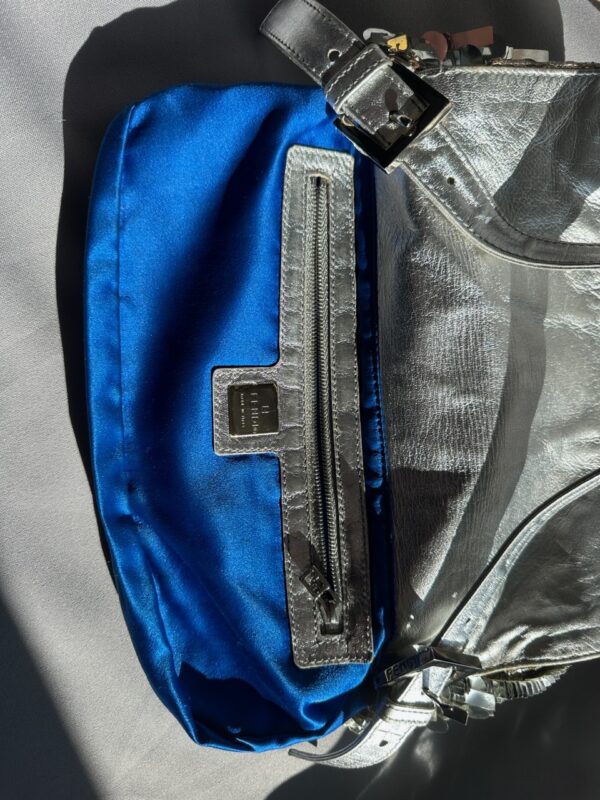 Vintage Fendi Platinum Sequin Baguette (2000)