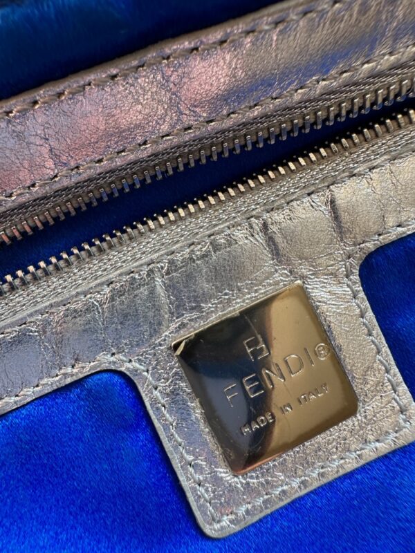 Vintage Fendi Platinum Sequin Baguette (2000)