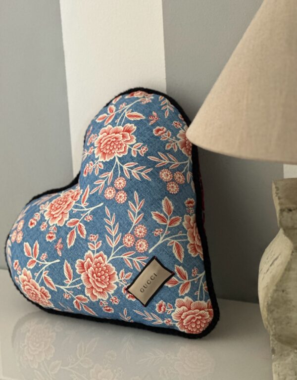 Gucci Red Heart Jacquard Cushion (2019/2020)