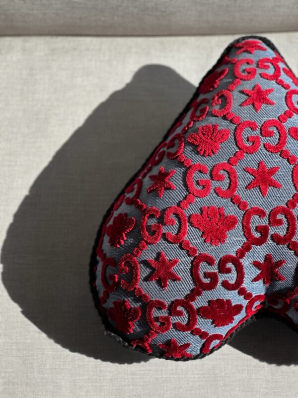 Gucci Red Heart Jacquard Cushion (2019/2020)