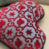 Gucci Red Heart Jacquard Cushion (2019/2020)
