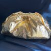 Bottega Veneta Metallic Leather Pouch Maxi Clutch